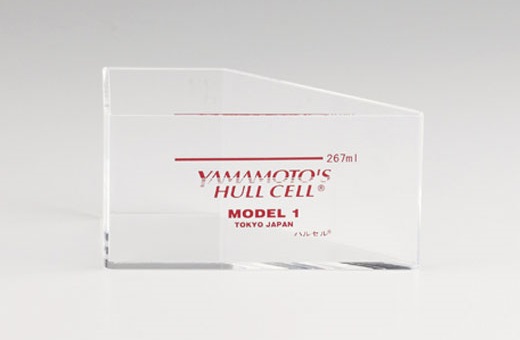 山本渡金日本进口B-55-G Hull Cell普通玻璃罐、