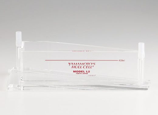 进口日本山本渡金实验槽B-54-LW Hull Cell空气罐，长型
